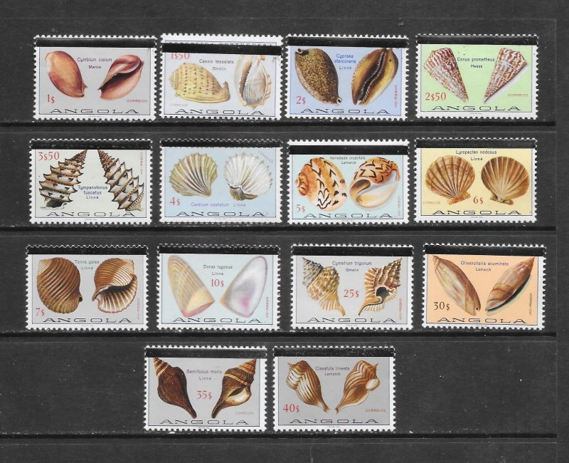 SHELLS - ANGOLA  #617-30  MNH