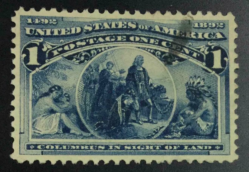 MOMEN: US STAMPS #230 USED XF+ LOT #72851*