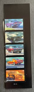 US 2022 Pony Cars # 5715-19 strip of 5 mint