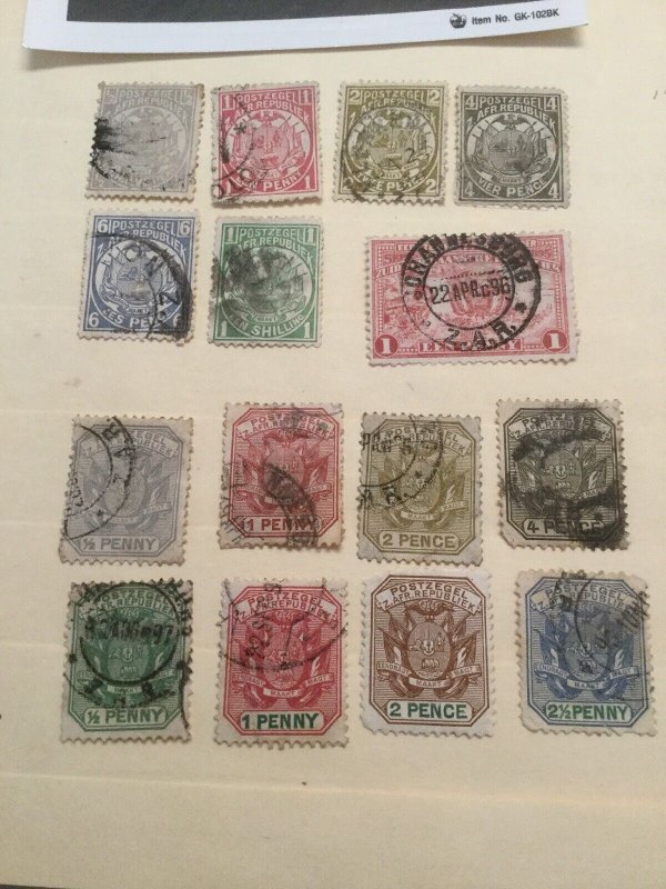 Transvaal Remainder Lot Of 15 Older Group Low Priced - See  Listings For British