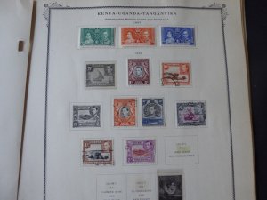 Kenya and KUT 1921-1969 Stamp Collection on Scott Specialty Album Pages