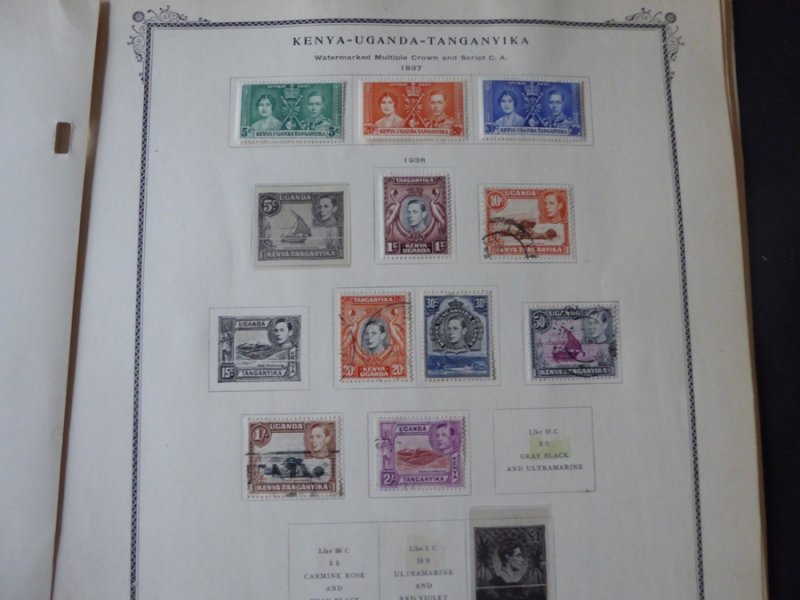 Kenya and KUT 1921-1969 Stamp Collection on Scott Specialty Album Pages