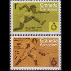 GRENADA GRENADINES 1975 - Scott# 101-2 Sports 1/2-1c NH