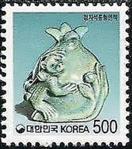 Korea South 1993 SG2045 500w Celadon pomegranate MNH