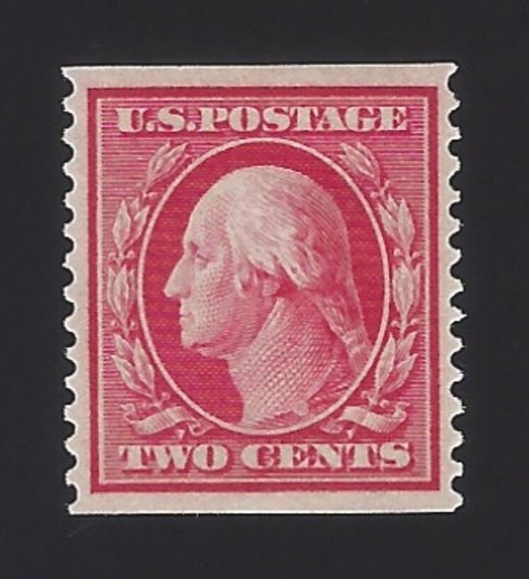 US #388 1910-11 Carmine Wmk 190 Perf 12 Vert Mint OG LH VF Scv $1400