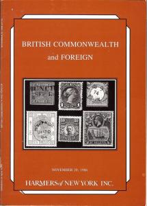 British Commonwealth and Foreign, Harmer NY 2770