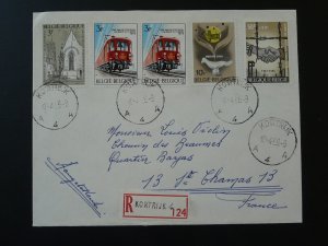 Belgium nice registered cover 1969
