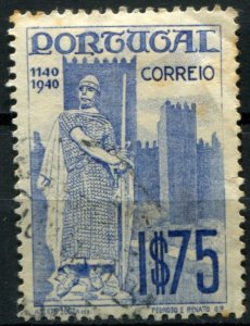 Portugal Sc#594 Used, 1.75e ultra, 8th Centenary Foundation, 3rd Restoration ...