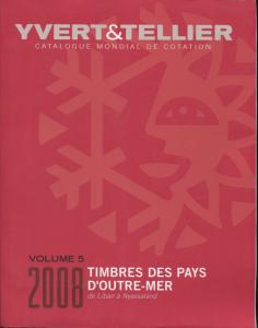 2008 French Yvert & Tellier Worldwide Foreign Stamp Catalogue Le-Ny Volume 5