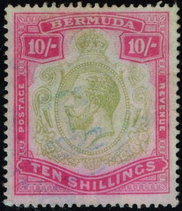 Bermuda #53 King George V; Used (1Stars)