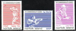 Norfolk Island Sc #659-661 MNH