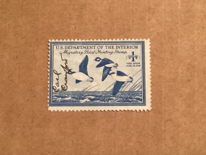 US Revenue #RW15 DUCK STAMP USED F 1948 cat $12.00