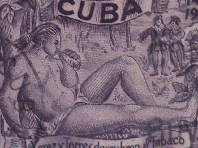 ​CUBA-SIX PICTORIAL CUBA LARGE USED-VERY OLD STAMP-VERY FINE PLEASE WATCH