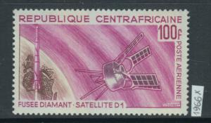 XG-Z941 CENTRAL AFRICAN - Space, 1966 Satellite D1, Airmail MNH Set