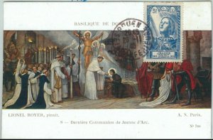 69157 - FRANCE - postal history - MAXIMUM CARD 1946 - Joan of Arc RELIGION-