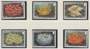 Jersey 2011, Corals & Sponges, set of 6. , NHM