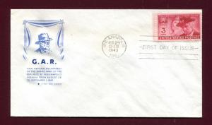 Sc. 985 Grand Army of the Republic FDC - House of Farnam