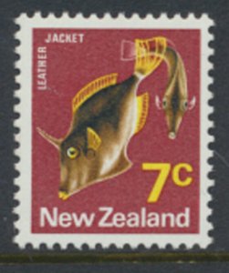 New Zealand  SC# 540  SG 1014  MNH Fish 1973  see details & Scans