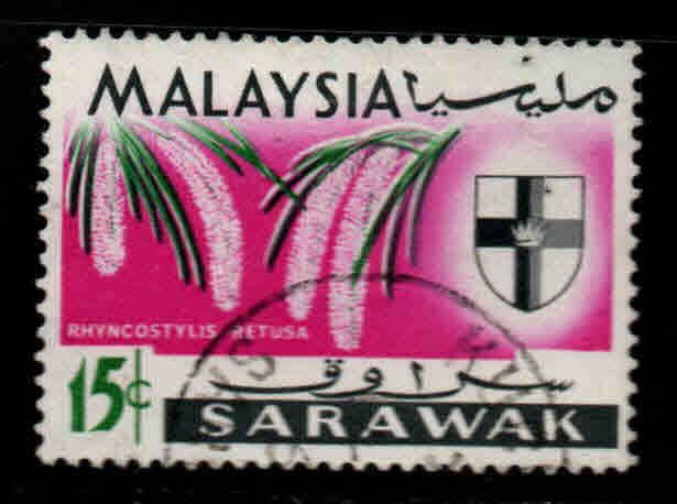 Malaysia Sarawak Scott 233 Used tamp