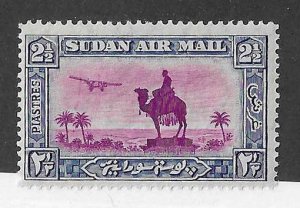 Sudan Sc #C9  2 1/2p airmail NH VF