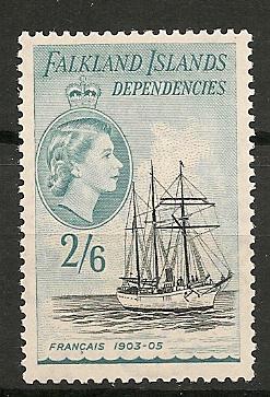 Falkland Islands Dependencies 1L30 mint CV $19