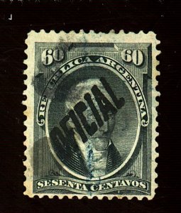 ARGENTINA O13 FVF STAIN USED Cat $20