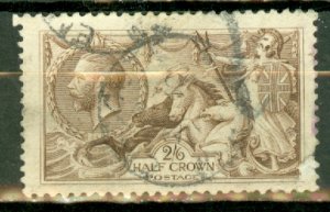 Great Britain 179 used NOT roller cancel CV $70