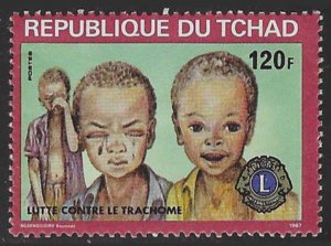 Chad #573D (1987), postally used single