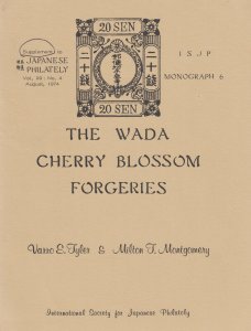 The Wada Cherry Blossom Forgeries, by Varry E. Tyler & Milton Montgomery.