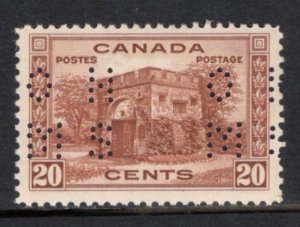 Canada O9-243 Perfin F-VF MH
