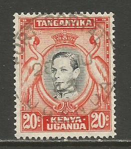 Kenya,Uganda,Tanz.   #74  used  (1942)  