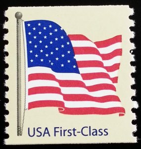 2007 41c American Flag, Coil, WA Scott 4131 Mint F/VF NH