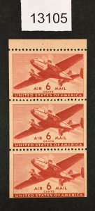 MOMEN: US STAMPS  # C25a MINT OG NH BOOKLET LOT #13105