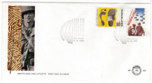 Netherlands 1994 FDC Stamps Scott 866-867 Second World War II Parachute