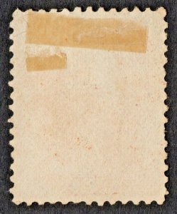 US Sc 189 MH - No Gum - 15c DANIEL WEBSTER Bright Orange F-VF Cat. $250.00