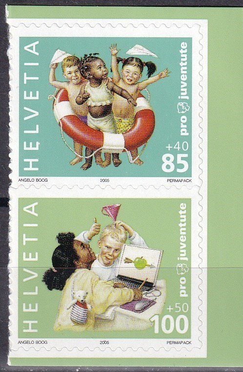 Switzerland #B693, B695  MNH CV $4.25  (Z4599)