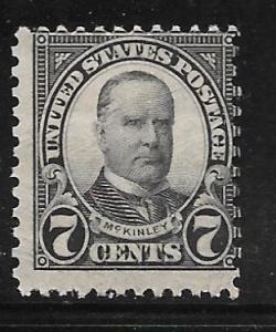 USA 639: 7c McKinley, MNH, AVG