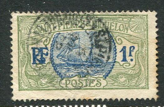 St Pierre & Miquelon #104 used