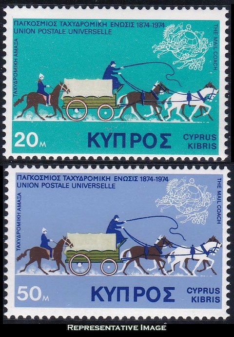 Cyprus Scott 434-435 Mint never hinged.