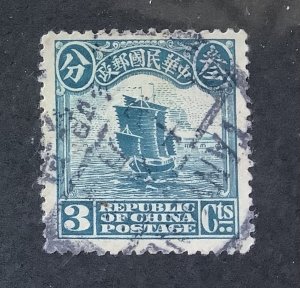 China 1913  Scott 205 used - 3c, Junk