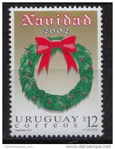 URUGUAY Sc#1975 MNH STAMP Christmas Nativity 2002 bow