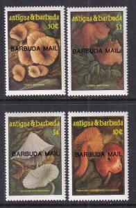 Barbuda 828-831 Mushrooms MNH VF