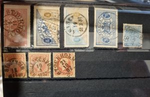 Sweden very old stamps.. 1855 to 1930.. nice collection... #586