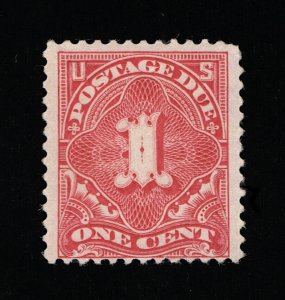 SCARCE GENUINE SCOTT #J29 MINT OG LH 1894 BEP-ISSUE VERMILION 1¢ POSTAGE DUE