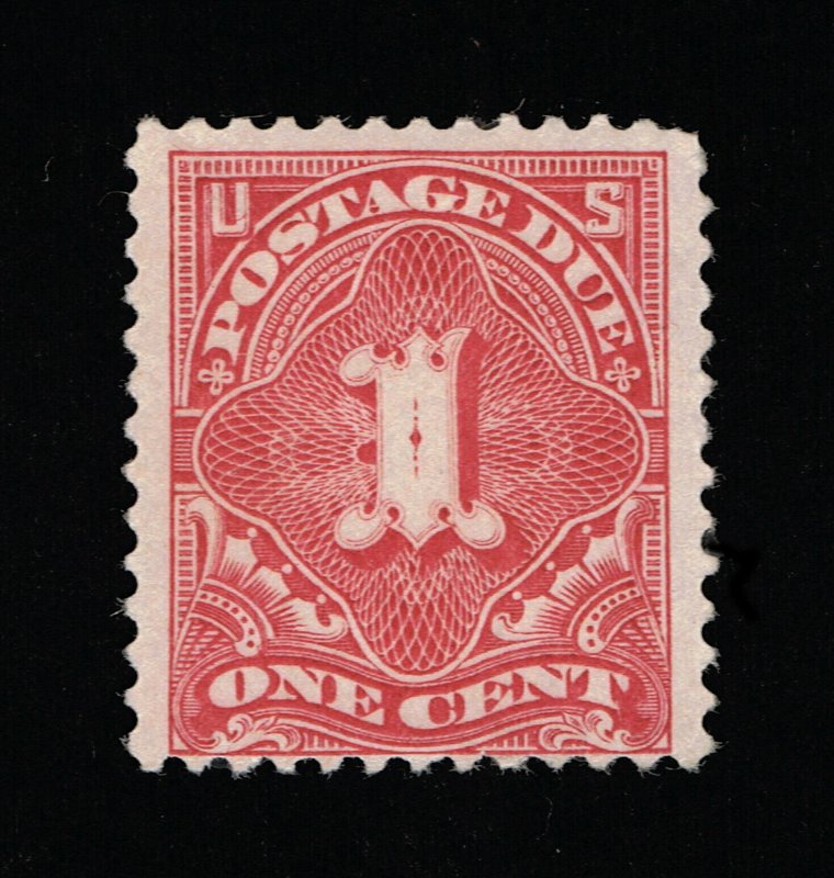 SCARCE GENUINE SCOTT #J29 MINT OG LH 1894 BEP-ISSUE VERMILION 1¢ POSTAGE DUE