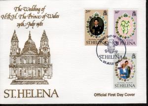 St Helena 1981 FDC Royal Wedding!