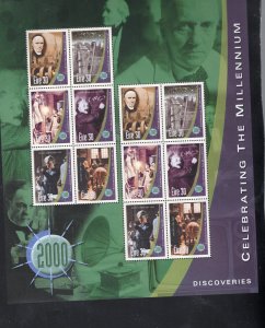 IRELAND #1220a 1998 MILLENIUM MINT VF NH O.G SHEET 12 xx
