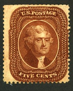 U.S. #30a USED LITE CANCEL