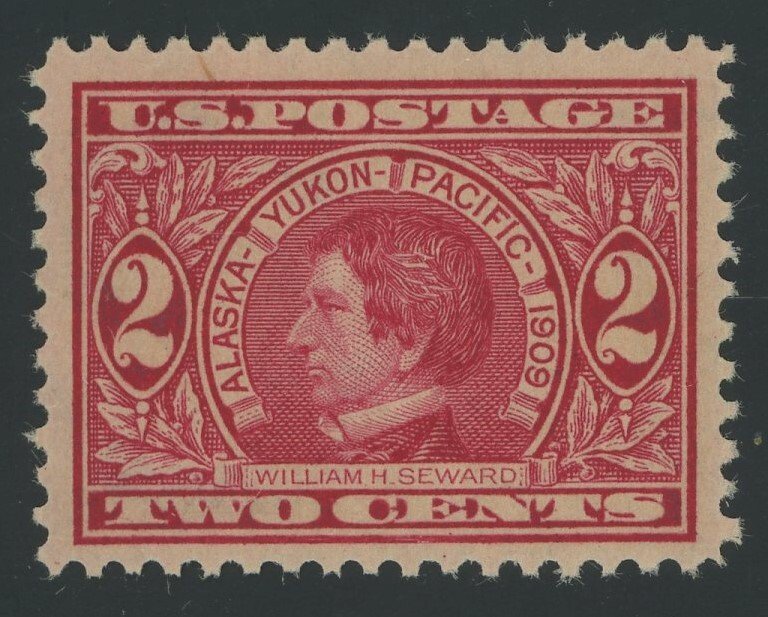 USA 370 - 3 cent Alaska-Yukon-Pacific - VF Mint never hinged