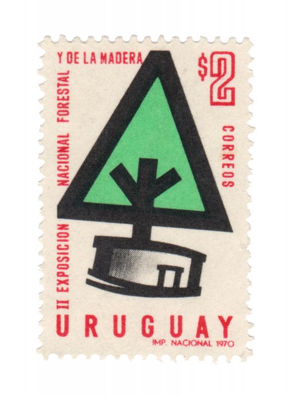 URUGUAY STAMP 1970 SCOTT # 776. UNUSED.